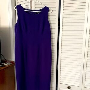 Kasper Vibrant Purple Midi Dress